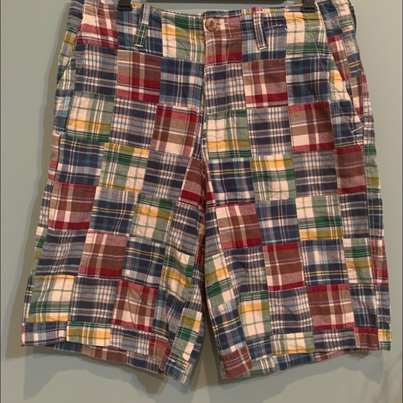 Aeropostale Other - Aeropostale Shorts Multicolor Plaid Patchwork 33